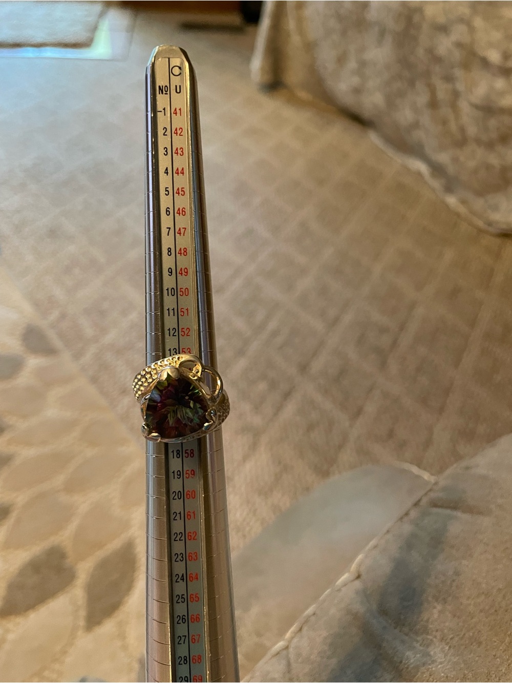Gold-Tone Mystic Topaz Cocktail Ring - Women Jewelry
